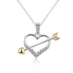 Stříbrný náhrdelník AMORŮV ŠÍP 9819