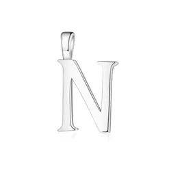 PÍSMENO N stříbrný přívěsek 8623